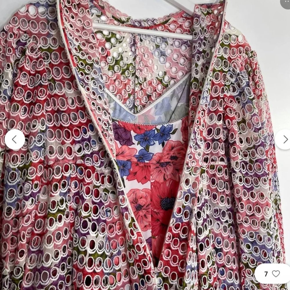 NWT Zimmermann Poppy Eyelet Short Dress - SZ 0P - Picture 4 of 8